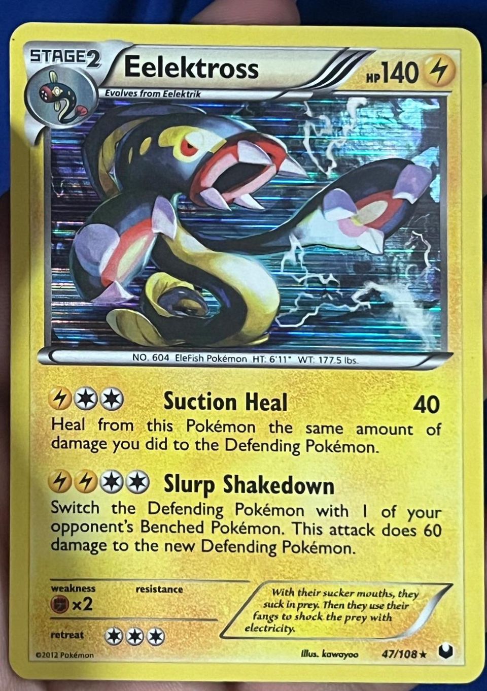 PSA 10 Eelektross Terastal Festival ex graded Pokémon card