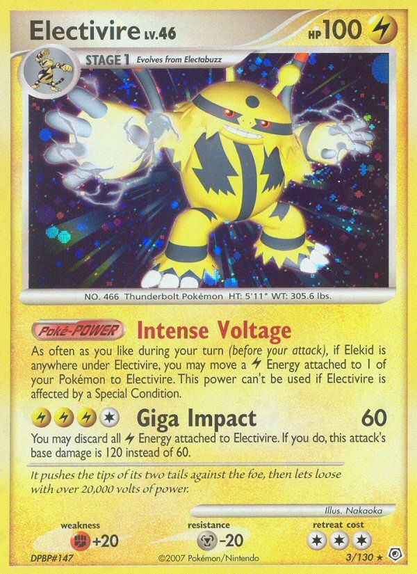 PSA 10 Electivire Diamond & Pearl graded Pokémon card