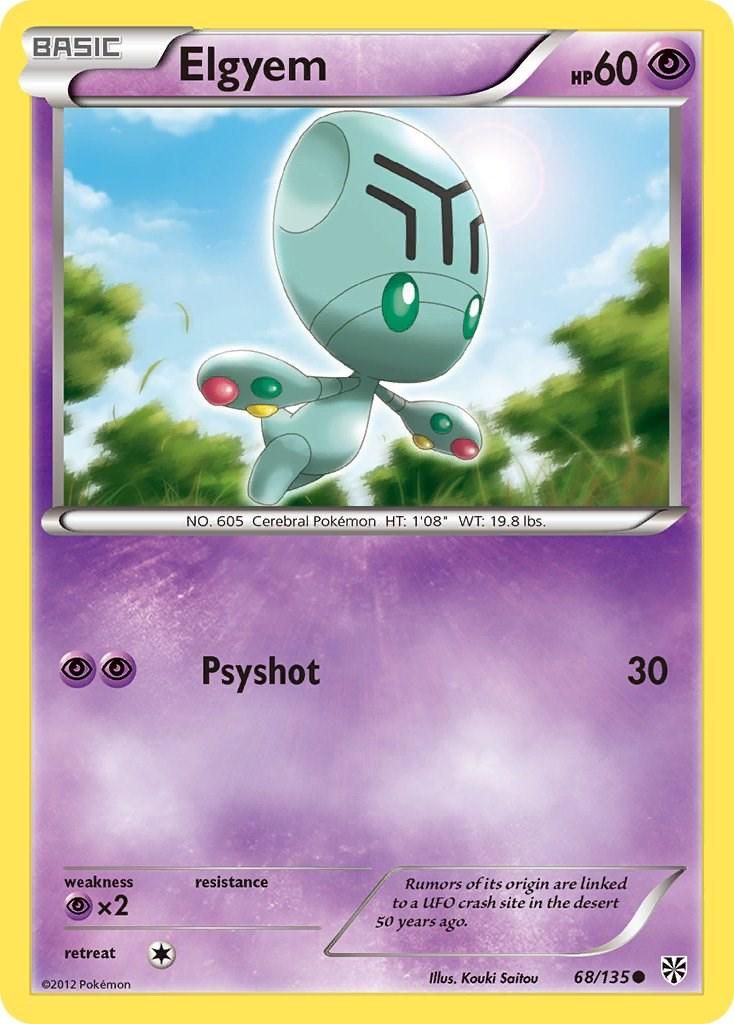 PSA 10 Elgyem Plasma Storm graded Pokémon card