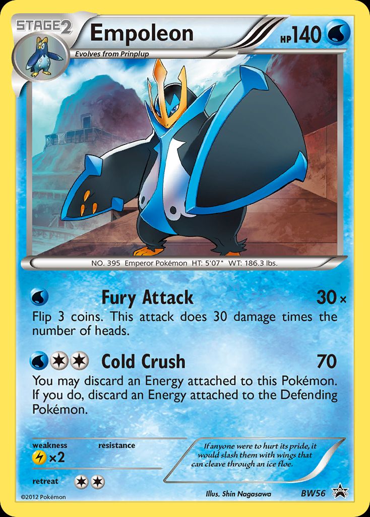 PSA 10 Empoleon BW Black Star Promos graded Pokémon card