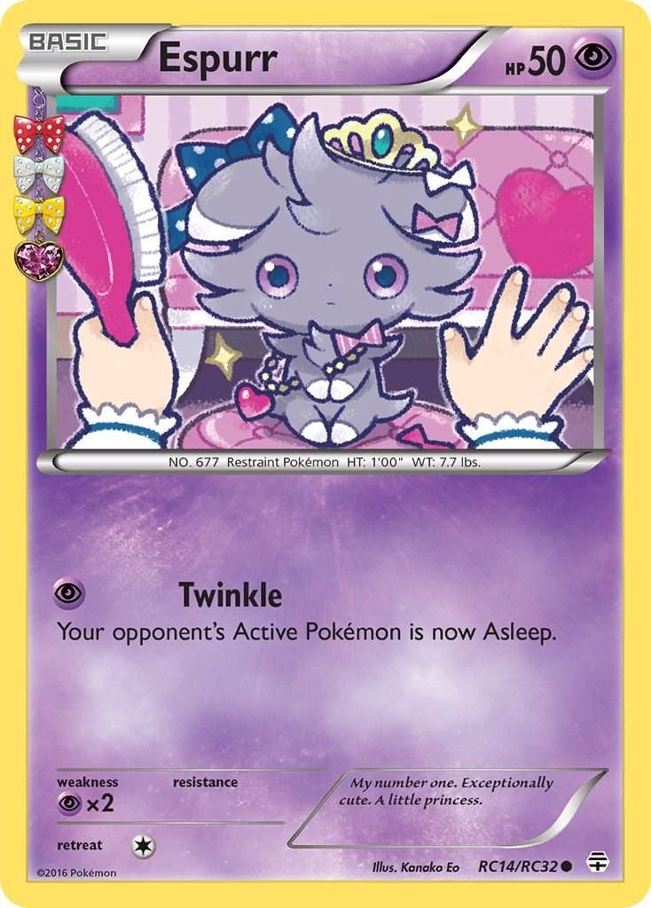PSA 10 Espurr Generations graded Pokémon card