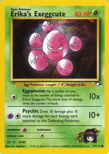PSA 10 Exeggcute Gym Challenge graded Pokémon card