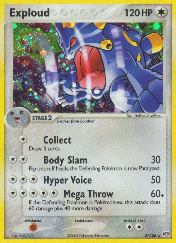 PSA 10 Exploud EX Dragon graded Pokémon card