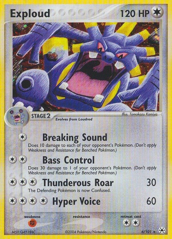 PSA 10 Exploud EX Deoxys graded Pokémon card