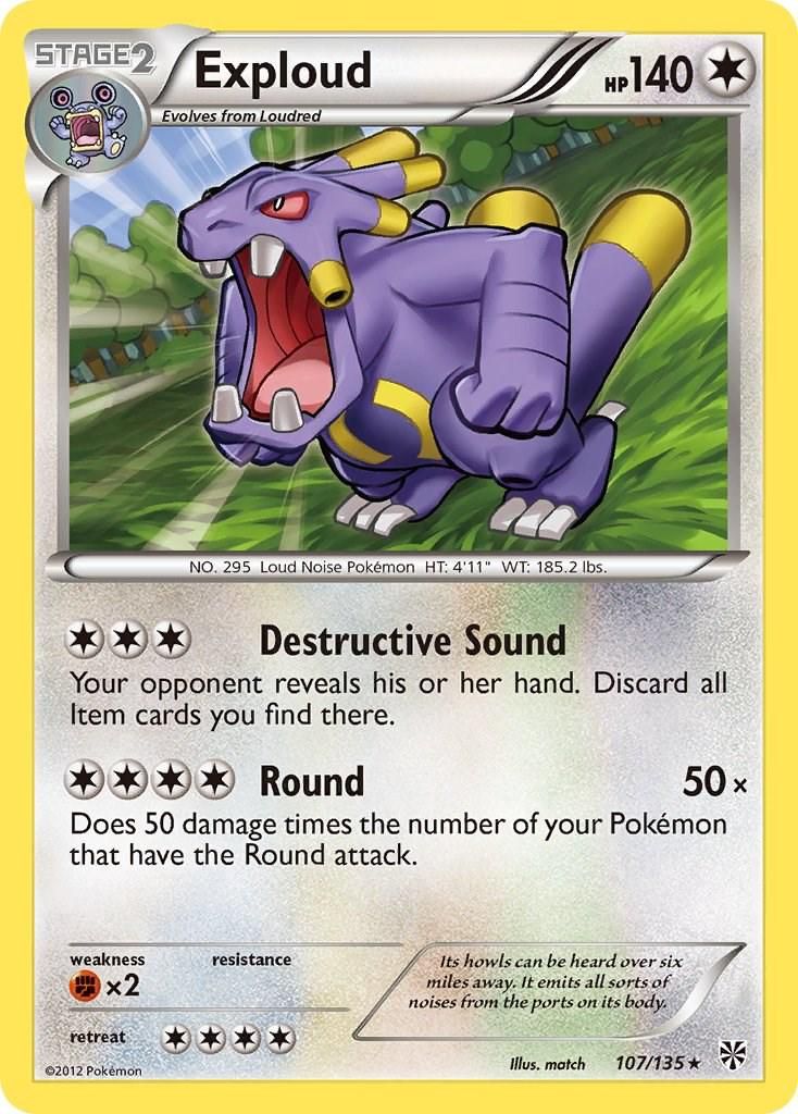 PSA 10 Exploud Plasma Blast graded Pokémon card