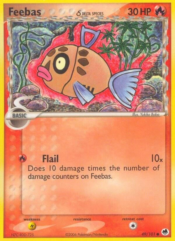 PSA 10 Feebas Power Keepers graded Pokémon card