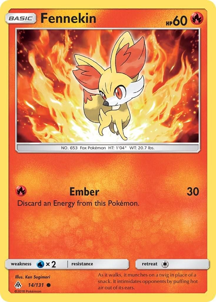 PSA 10 Fennekin Furious Fists graded Pokémon card
