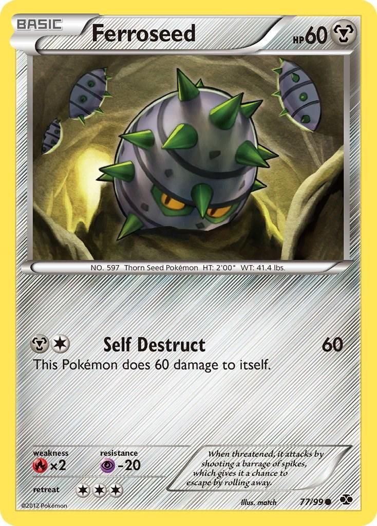 PSA 10 Ferroseed EX Battle Boost graded Pokémon card