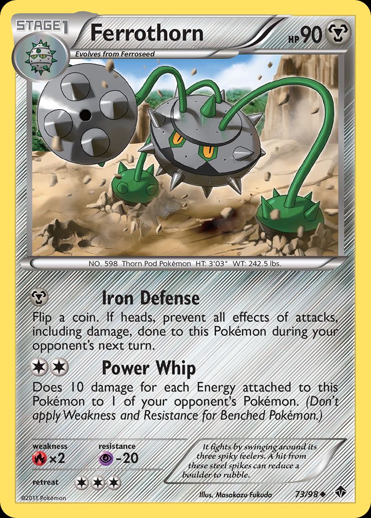 PSA 10 Ferrothorn Noble Victories graded Pokémon card