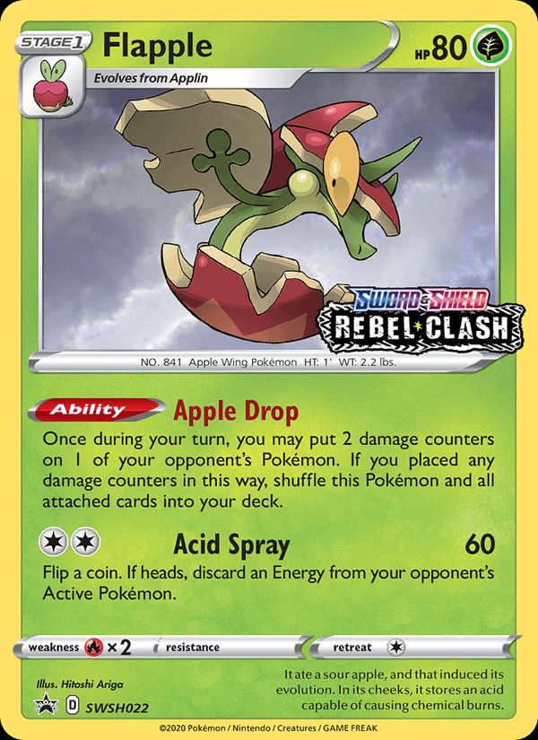 PSA 10 Flapple SWSH Black Star Promos graded Pokémon card