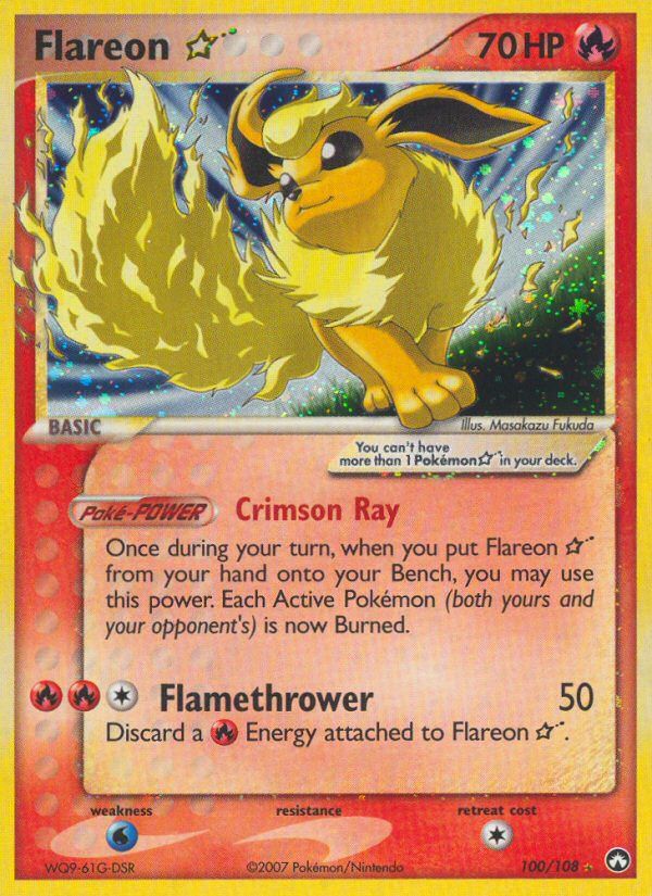 PSA 10 Flareon EX Power Keepers graded Pokémon card