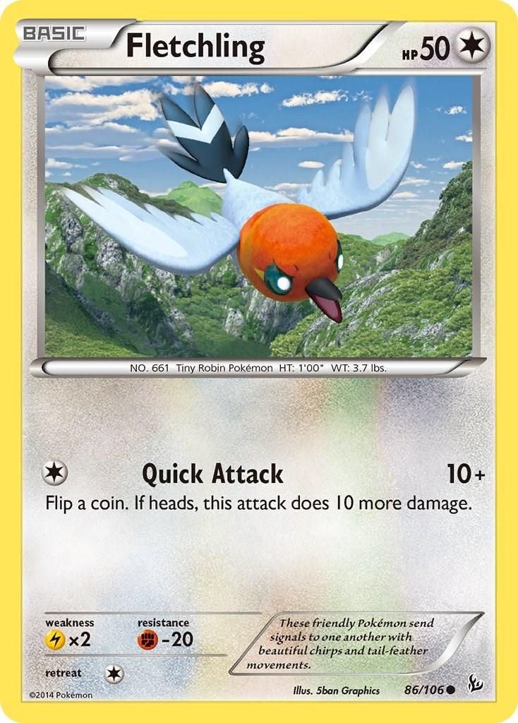 PSA 10 Fletchling Flashfire graded Pokémon card