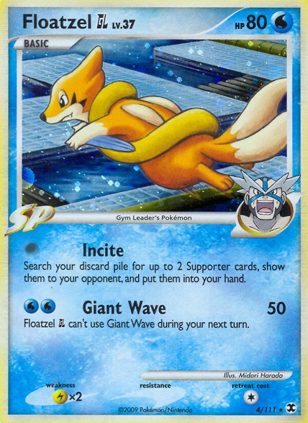 PSA 10 Floatzel Rising Rivals graded Pokémon card