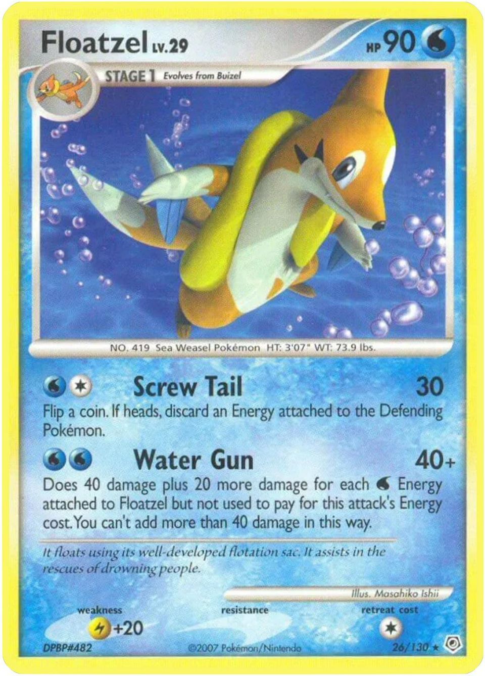 PSA 10 Floatzel Triumphant graded Pokémon card
