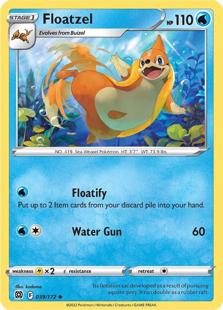 PSA 10 Floatzel Pokémon Card Game DP Entry Pack '08 graded Pokémon card