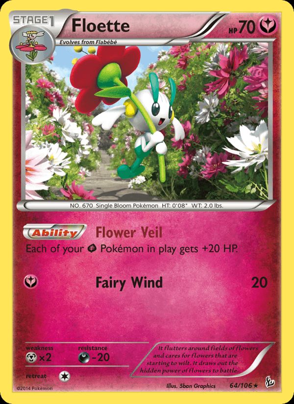 PSA 10 Floette Flashfire graded Pokémon card