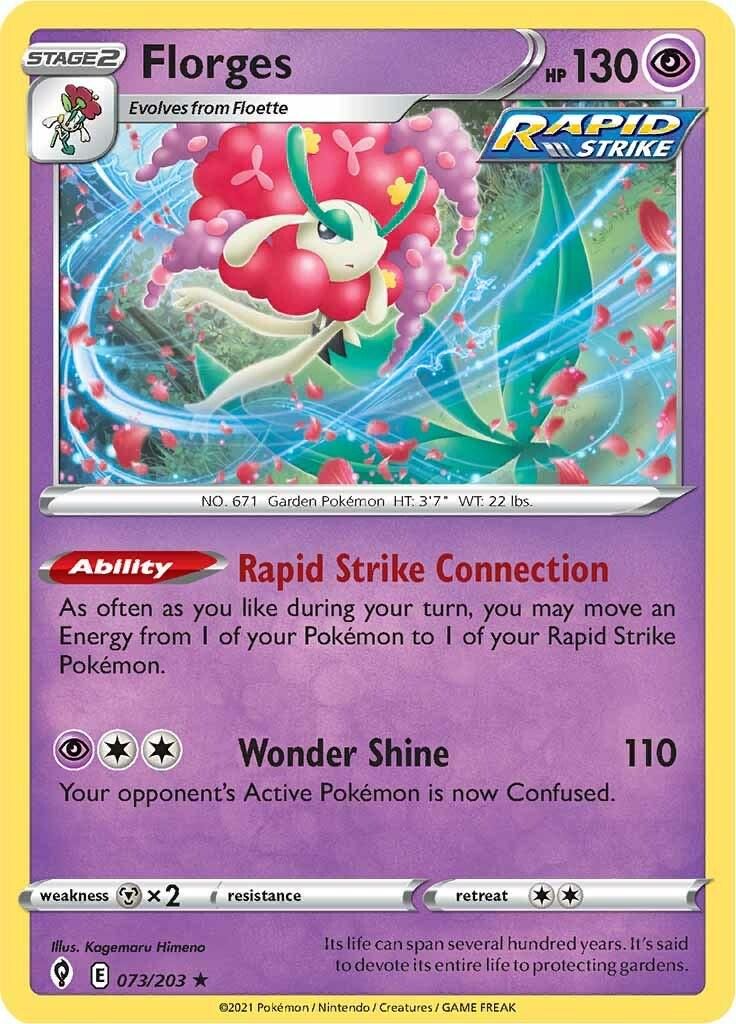 PSA 10 Florges Roaring Skies graded Pokémon card