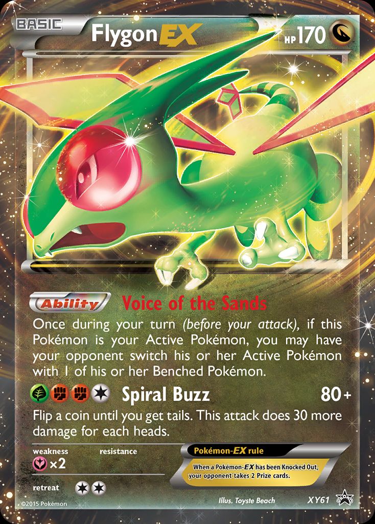 PSA 10 Flygon XY Black Star Promos graded Pokémon card