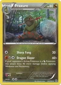 PSA 10 Fraxure BREAKthrough graded Pokémon card