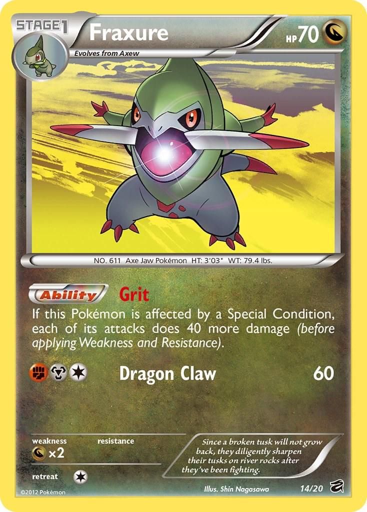 PSA 10 Fraxure Dragon Collection graded Pokémon card