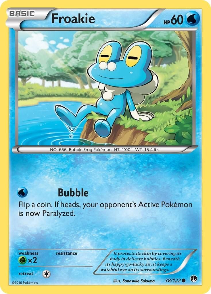 PSA 10 Froakie BREAKpoint graded Pokémon card