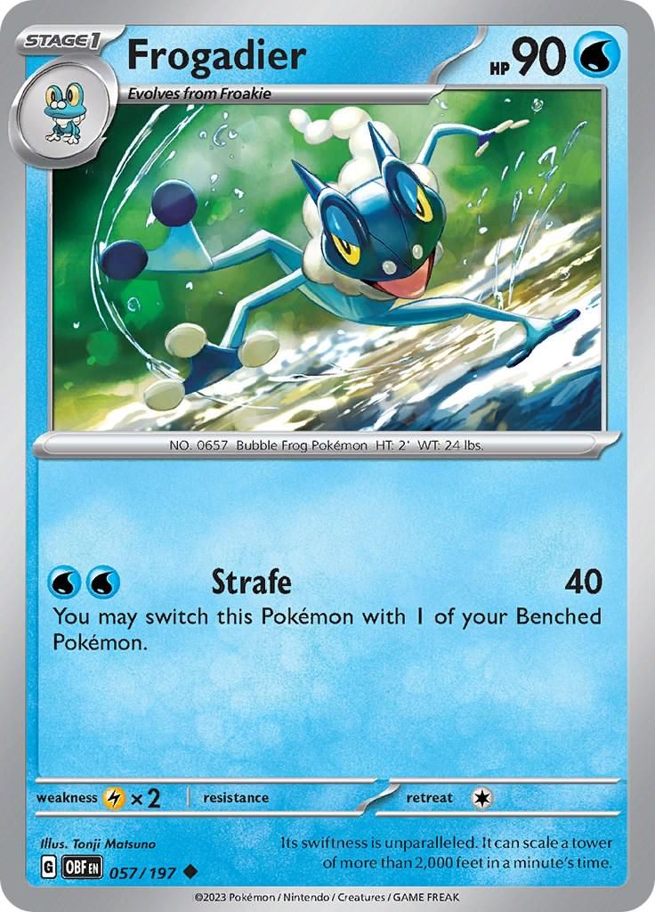 PSA 10 Frogadier Paldea Evolved graded Pokémon card