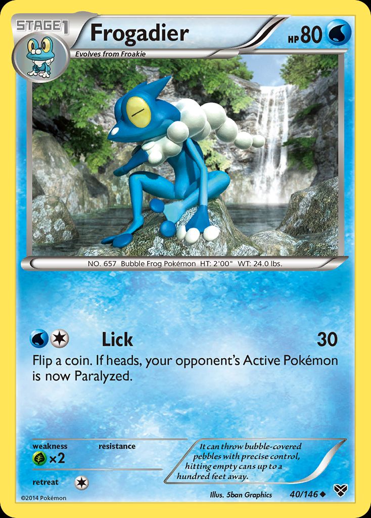 PSA 10 Frogadier XY Trainer Kit: Bisharp & Wigglytuff graded Pokémon card