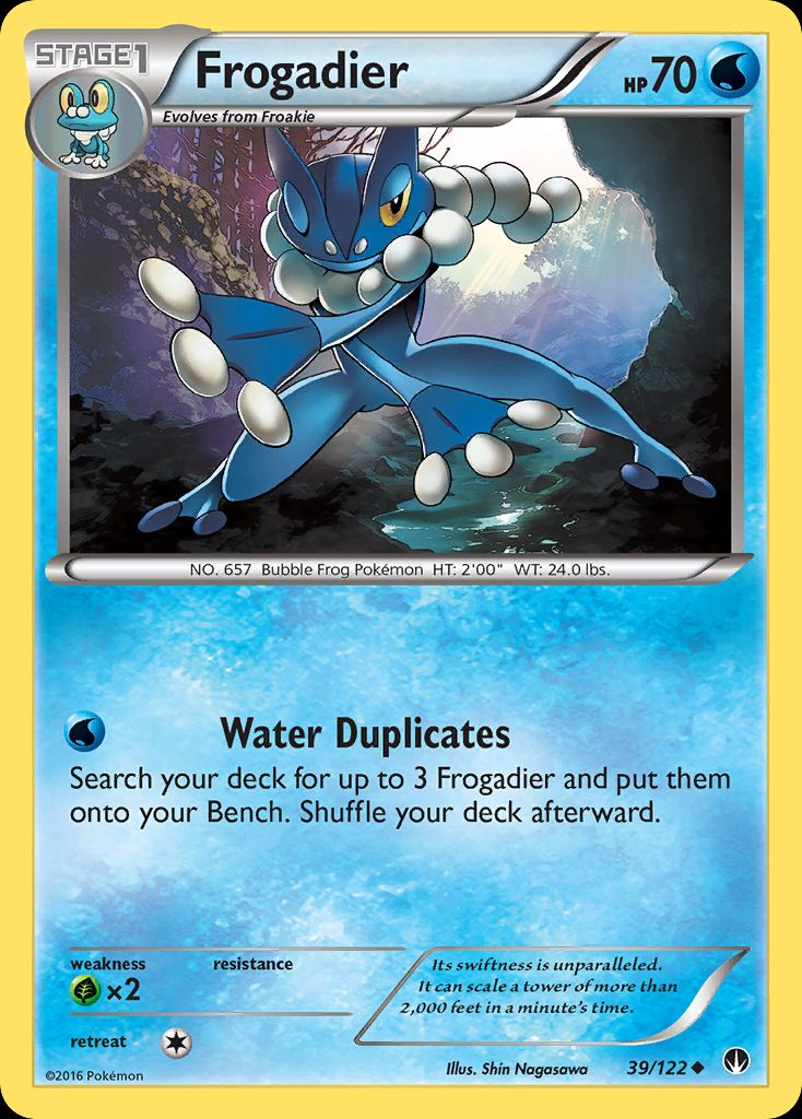 PSA 10 Frogadier BREAKpoint graded Pokémon card