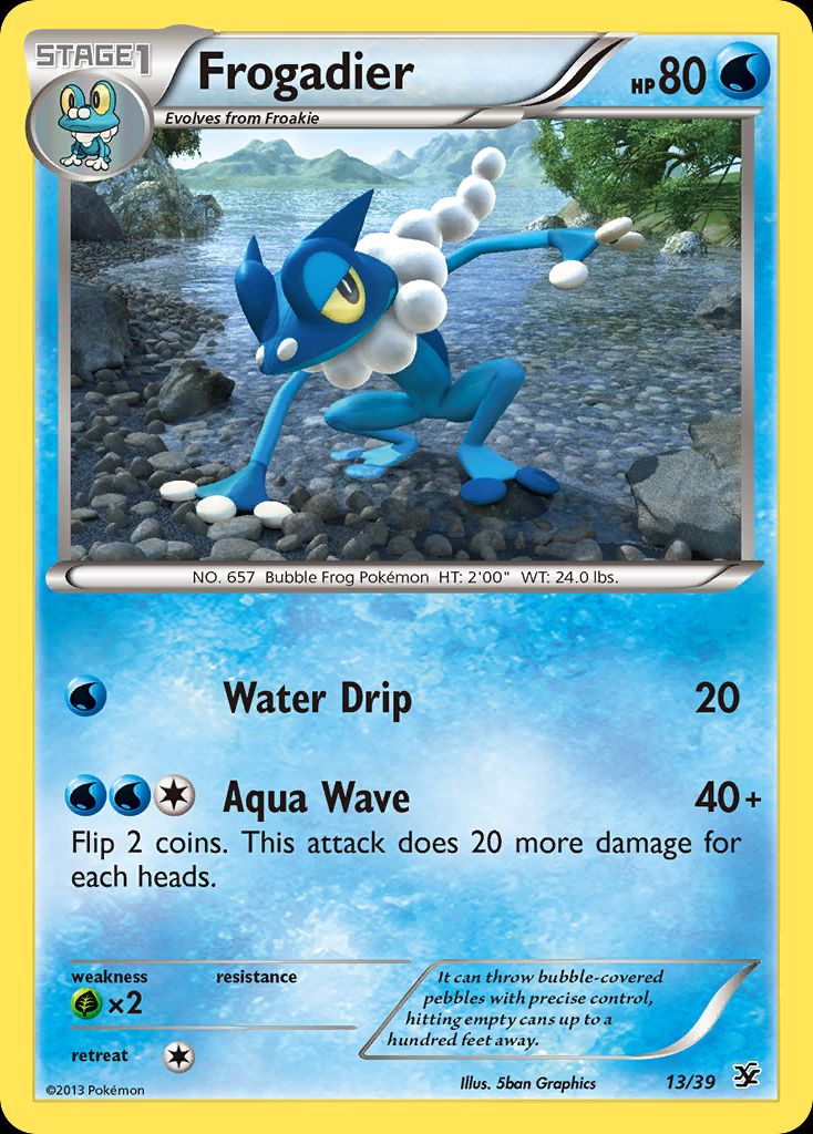 PSA 10 Frogadier Pokémon Futsal Collection graded Pokémon card