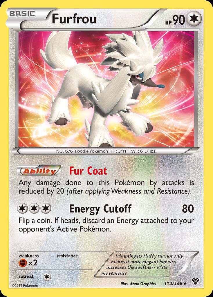 PSA 10 Furfrou BREAKthrough graded Pokémon card