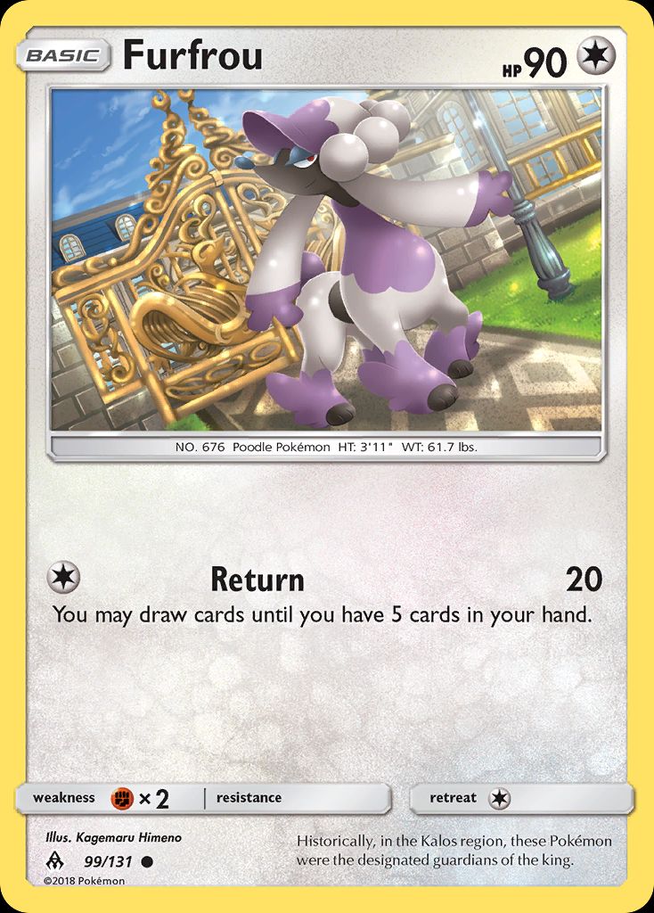 PSA 10 Furfrou Forbidden Light graded Pokémon card