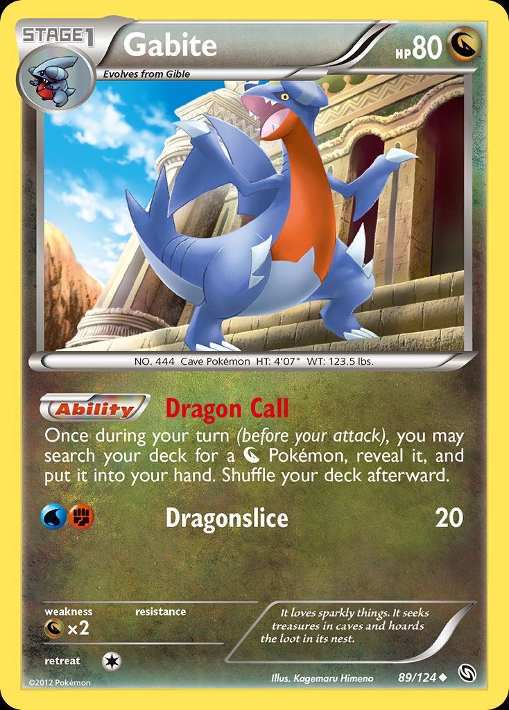 PSA 10 Gabite Dragons Exalted graded Pokémon card