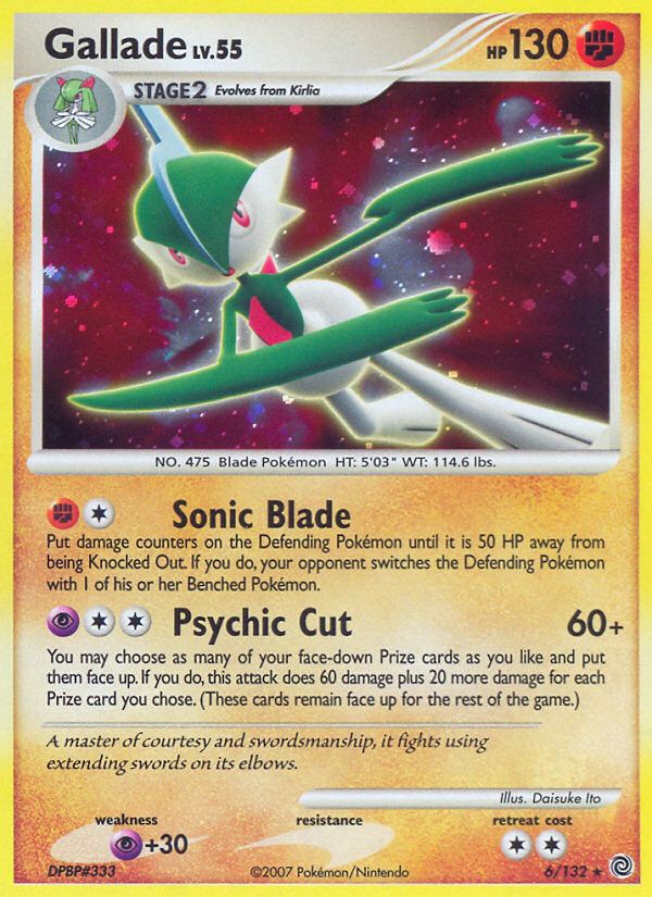 PSA 10 Gallade Secret Wonders graded Pokémon card