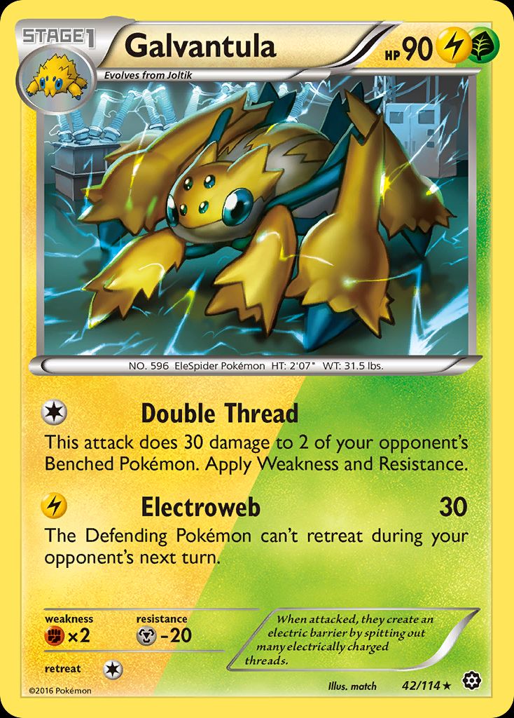 PSA 10 Galvantula Phantom Forces graded Pokémon card