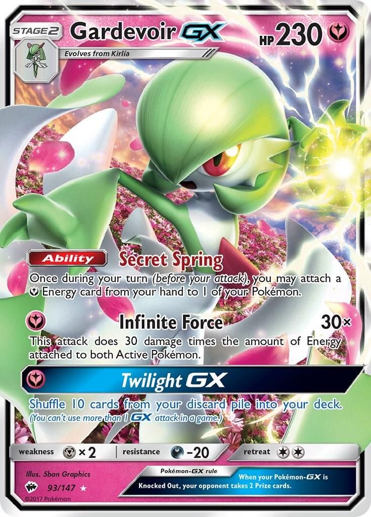 PSA 10 Gardevoir Burning Shadows graded Pokémon card