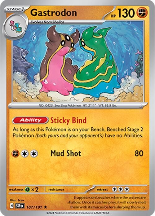 PSA 10 Gastrodon Crown Zenith graded Pokémon card
