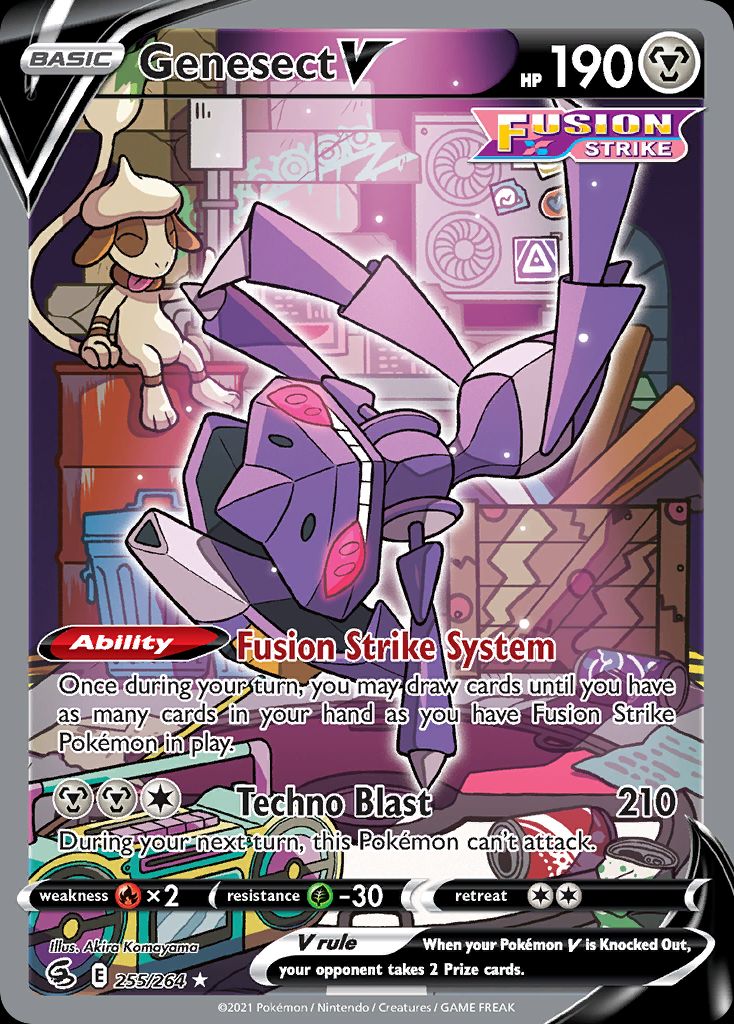 PSA 10 Genesect Fusion Strike graded Pokémon card