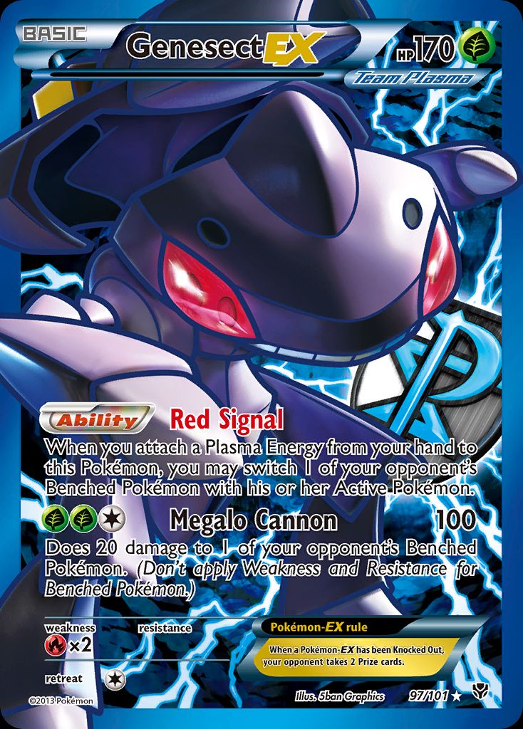 PSA 10 Genesect Plasma Blast graded Pokémon card