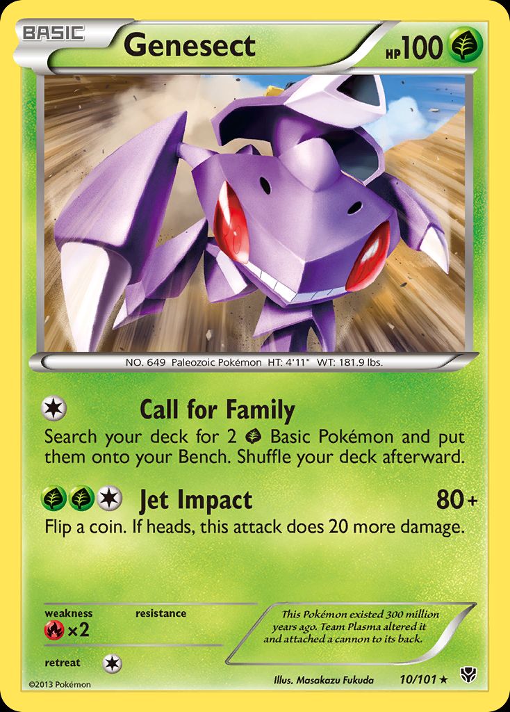 PSA 10 Genesect Plasma Blast graded Pokémon card
