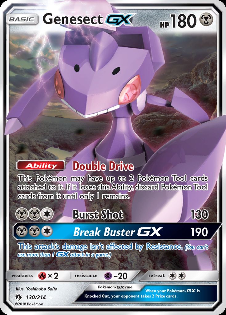 PSA 10 Genesect Lost Thunder graded Pokémon card
