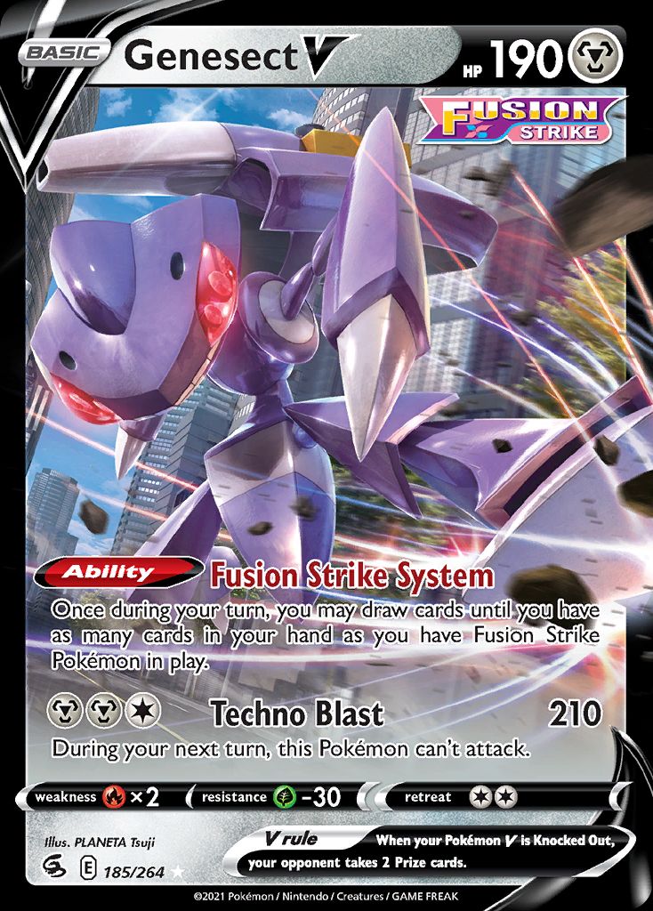 PSA 10 Genesect Fusion Strike graded Pokémon card