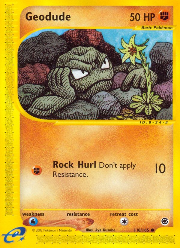 PSA 10 Geodude Expedition Base Set graded Pokémon card