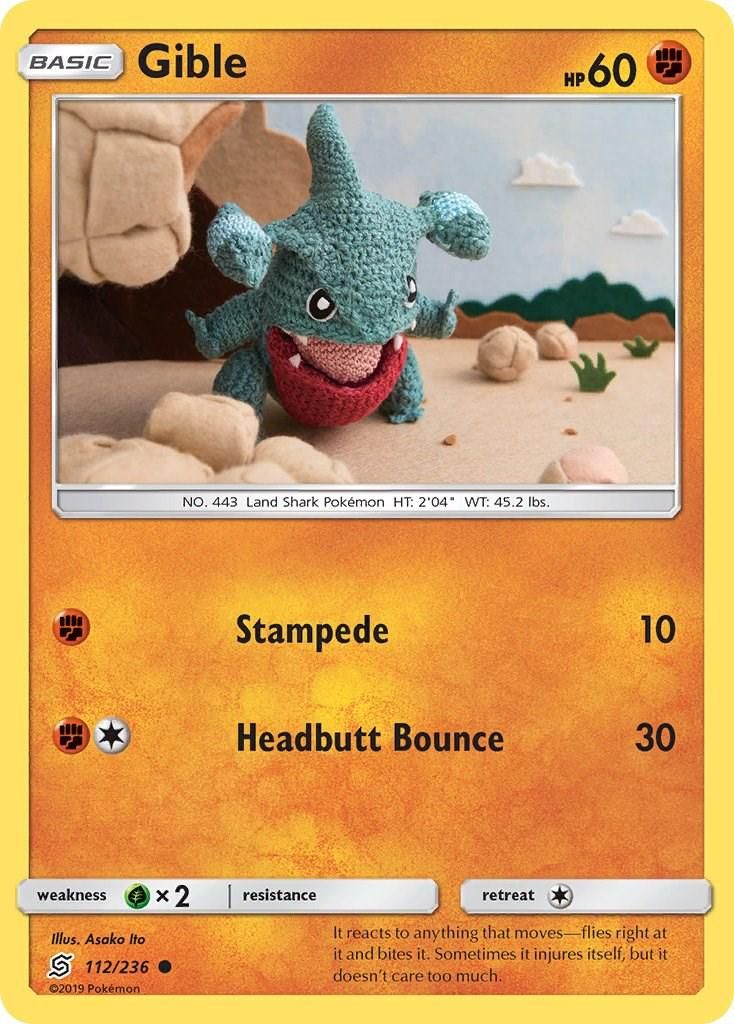 PSA 10 Gible Unified Minds graded Pokémon card