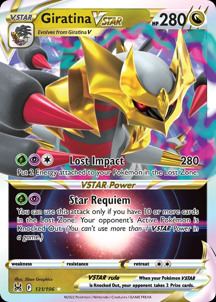 PSA 10 Giratina VSTAR Lost Origin graded Pokémon card