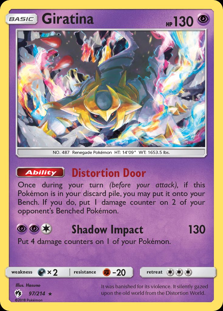 PSA 10 Giratina Lost Thunder graded Pokémon card