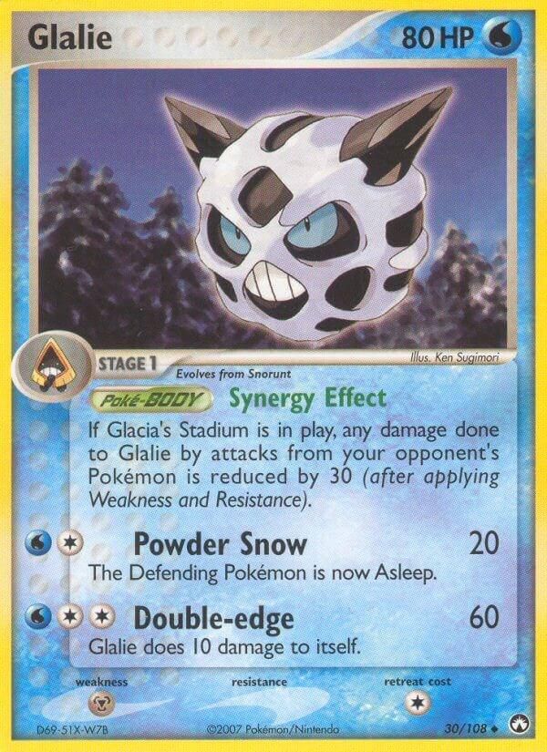 PSA 10 Glalie Power Keepers graded Pokémon card