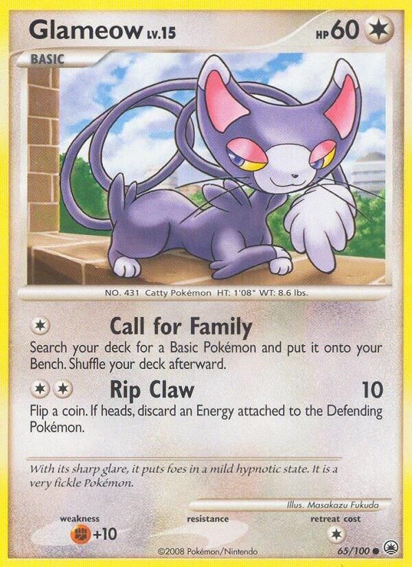 PSA 10 Glameow Majestic Dawn graded Pokémon card