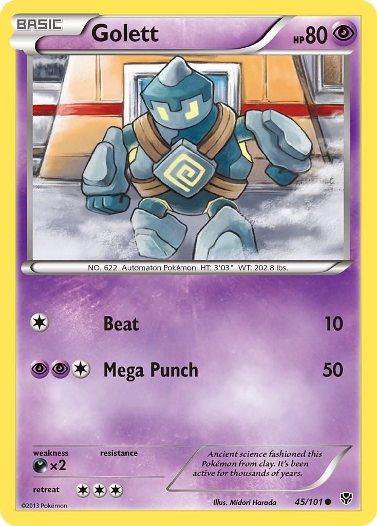 PSA 10 Golett Plasma Blast graded Pokémon card