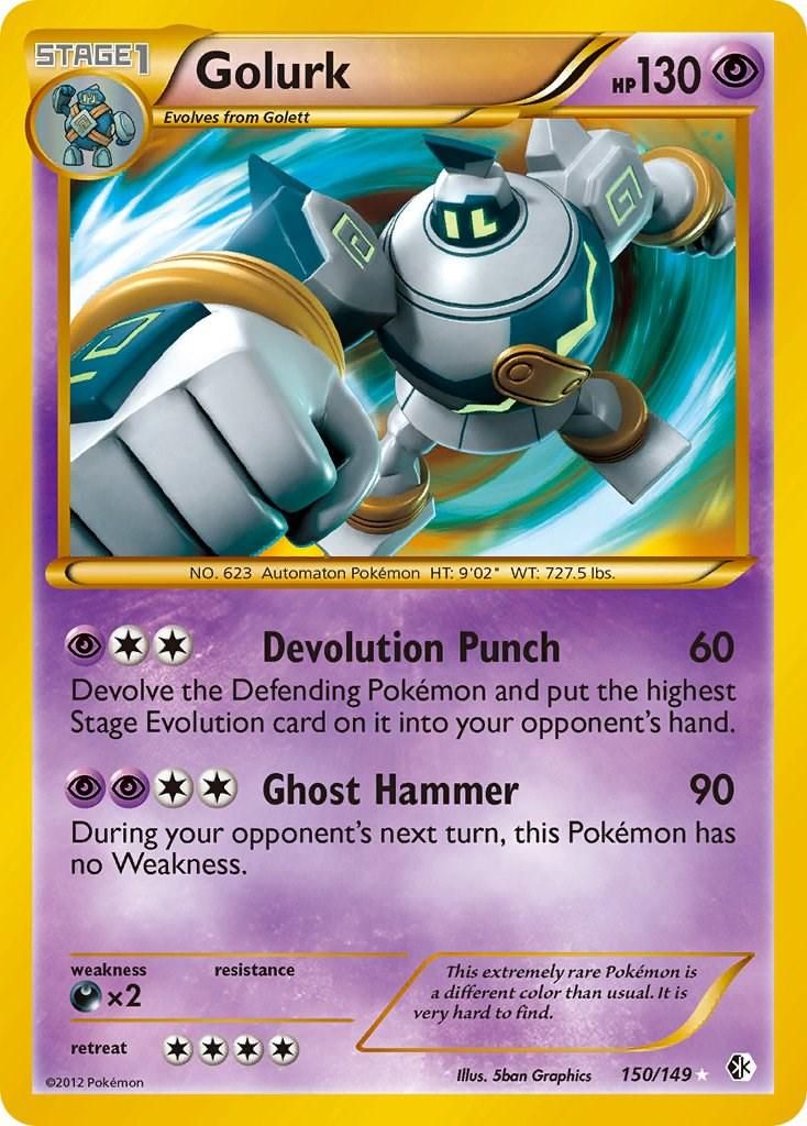 PSA 10 Golurk Boundaries Crossed graded Pokémon card