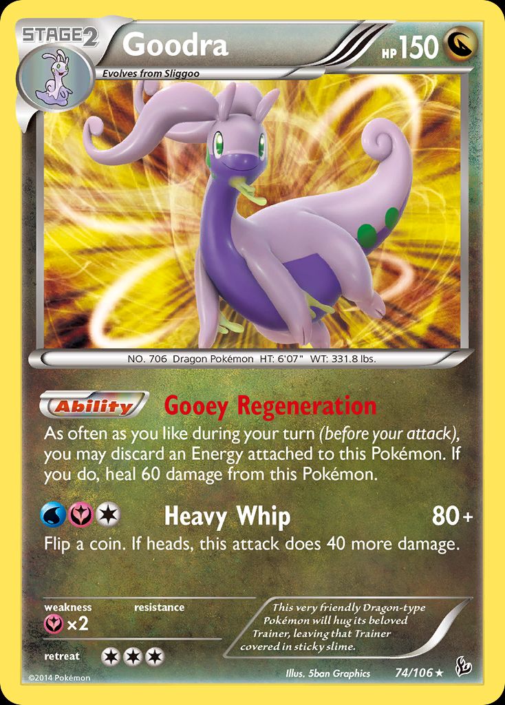 PSA 10 Goodra Fates Collide graded Pokémon card